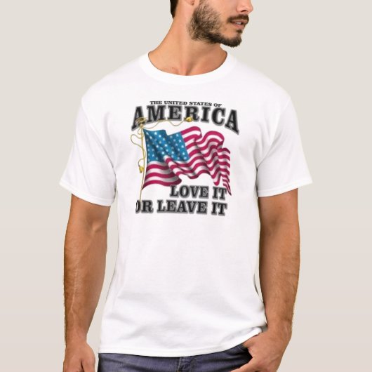 それを愛しますか、または残して下さい Tシャツ (正面)