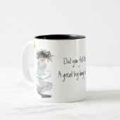 それを感じましたか。 素晴らしく大きい抱擁… ツートーンマグカップ (正面左)