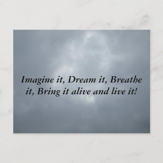 それを感じることができます ポストカード (正面)