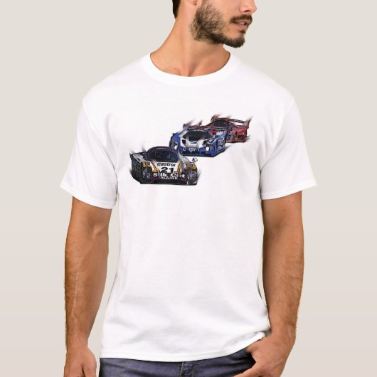 それを戦うルマン車強大なグループC Tシャツ (正面)