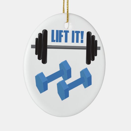 それを持ち上げて下さい! セラミックオーナメント (右)
