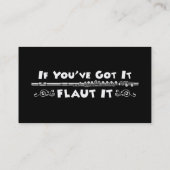 それを持っていれば- Flautそれ名刺 名刺 (裏面)