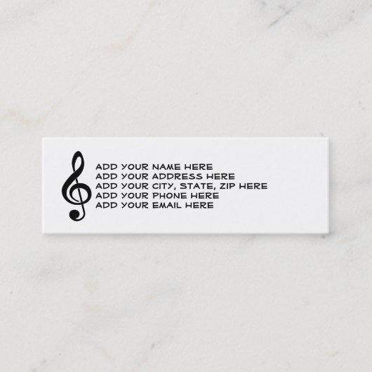 それを持っていれば- Flautそれ細い名刺 スキニー名刺 (正面)