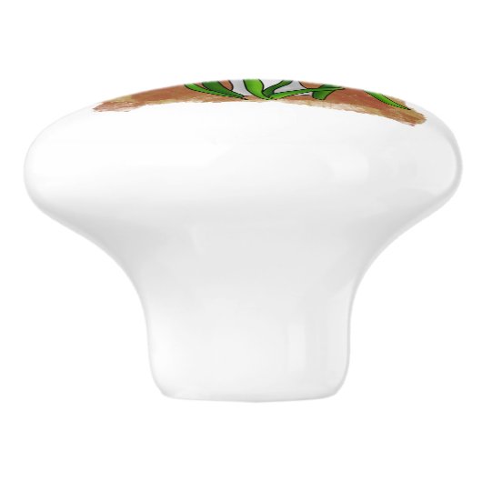 それを持ってフロギーになる | おもしろい Frog セラミックノブ (側面)