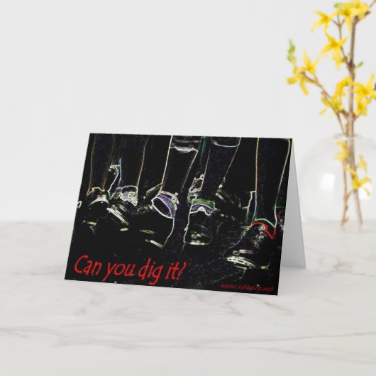 それを掘ることができますか。 カード (黄色い花)