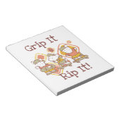 それを握り、スケートボードをする裂いて下さい ノートパッド (アングル)