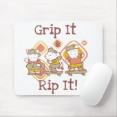 それを握り、スケートボードをする裂いて下さい マウスパッド (マウス)