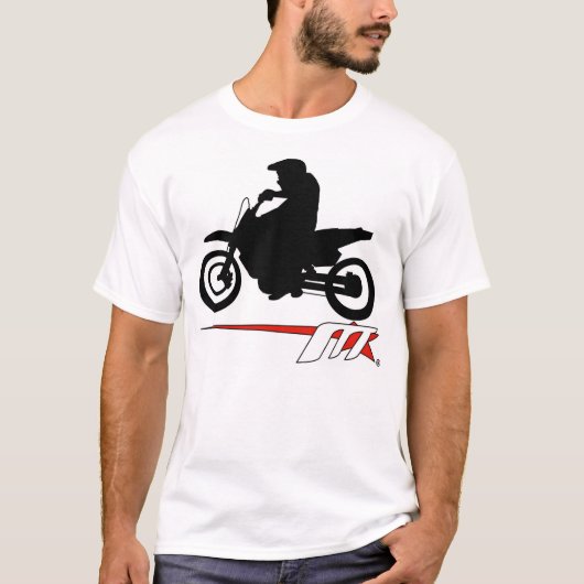それを支持するMotoの星Supermoto Tシャツ (正面)