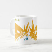 それを新しく大きいマグ保って下さい コーヒーマグカップ (正面左)