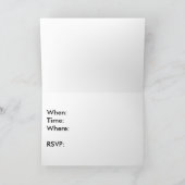 それを映画カード、それあります誕生日の標準が…個人化して下さい 招待状 (内部)