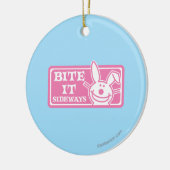 それを横にかんで下さい セラミックオーナメント (左)