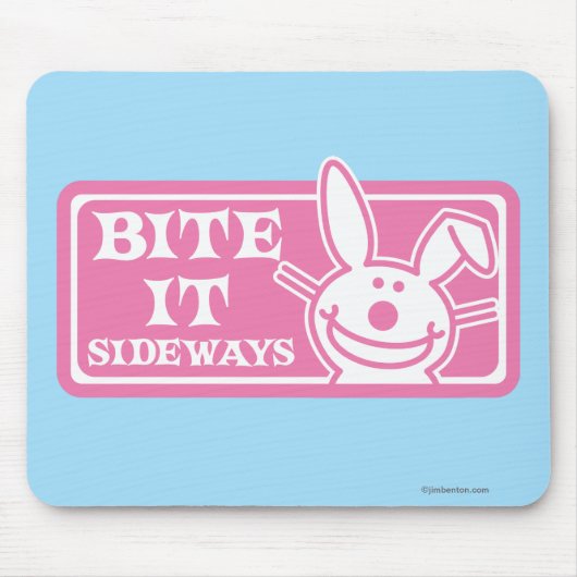 それを横にかんで下さい マウスパッド (正面)