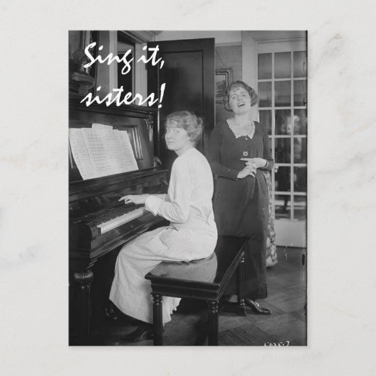 それを歌って、姉妹たちへのポストカード ポストカード (正面)