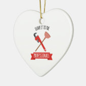 それを残して下さい セラミックオーナメント (左)