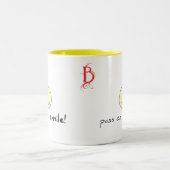 それを渡して下さい! ツートーンマグカップ (中央)