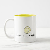 それを渡して下さい! ツートーンマグカップ (左)