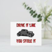それを盗んだように運転しなさい改造- ポストカード (スタンド正面)