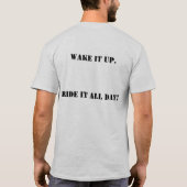 それを目覚めさせて下さい! Tシャツ (裏面)