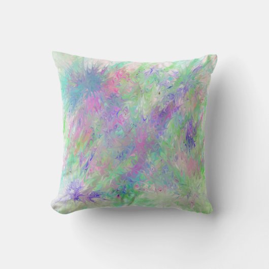 それを紫色絵を描き、枕に挨拶して下さい クッション (正面)