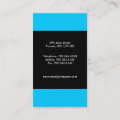 それを綴って下さい! ~のモノグラムの名刺 名刺 (裏面)