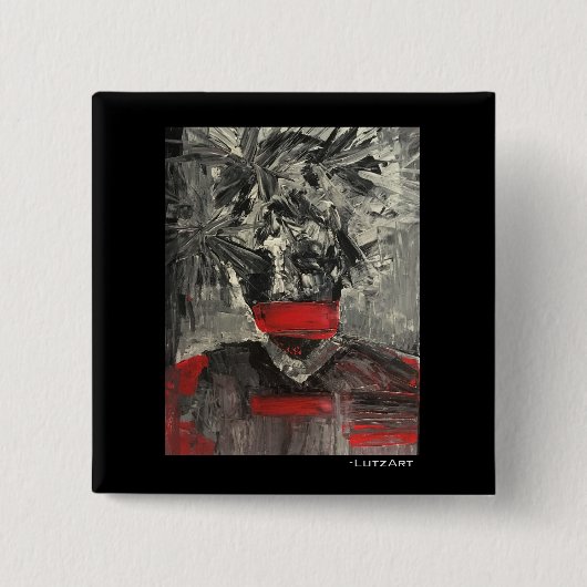 それを締められるピン 缶バッジ (正面)