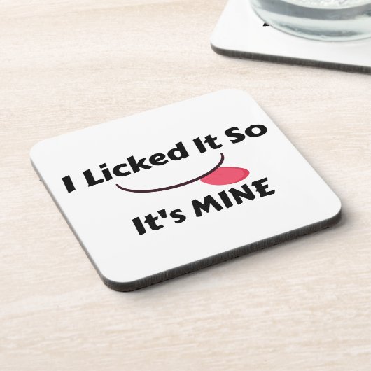 それを舐めて俺のものにした コースター (左側)