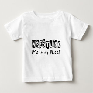 それを苦闘することは私の血にあります ベビーTシャツ
