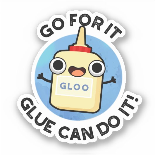 それを行く接着剤はそれを行うおもしろいことができる接着パン シール (正面)