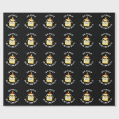 それを行く接着剤はそれを行うおもしろいことができる接着パン ラッピングペーパー (フラット)