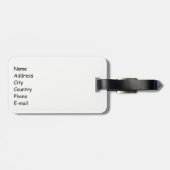 、それを見て、行った荷物名タグ ラゲッジタグ (裏面横)