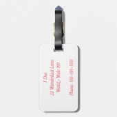 それを見ることを試みることすべての荷物のラベル ラゲッジタグ (裏面縦)