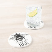 それを許可される蜂のヴィンテージの自然ののまわりに コースター (側面)