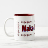 それを起こらせます! ツートーンマグカップ (左)