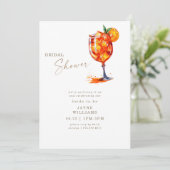 それを起動アペロールブライダルシャワー 招待状 (スタンド正面)