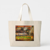 それを超えることはできない ラージトートバッグ (裏面)