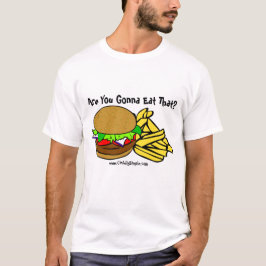それを食べる行っていますか。 Tシャツ