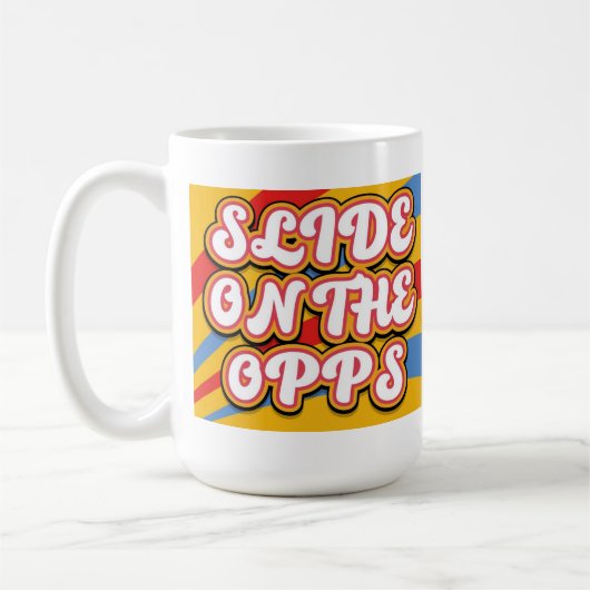 それを飲んで コーヒーマグカップ (左)