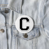 それを黒いボタンの大文字C綴って下さい 缶バッジ (インサイチュ)