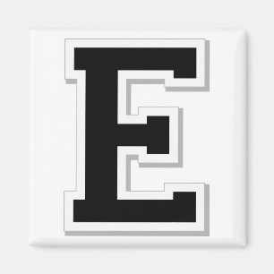 それを黒い磁石の大文字E綴って下さい マグネット