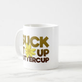 それを、キンボウゲ吸って下さい コーヒーマグカップ (正面左)