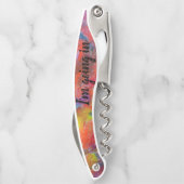 "それを"コルクせん抜きねじで締めて下さい ソムリエナイフ (裏面)