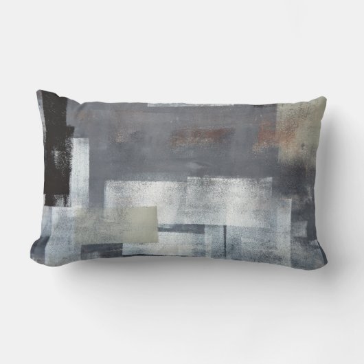 「それを」中立抽象美術の枕積み重ねて下さい ランバークッション (正面)