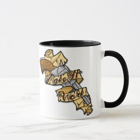 "それを"働かせることをティムGunnは言います マグカップ (右)