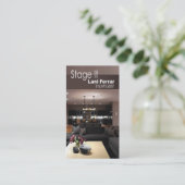 "それを"家の経験豊かな人、インテリア・デザイナー実質米国東部標準時刻上演して下さい 名刺 (スタンド正面)