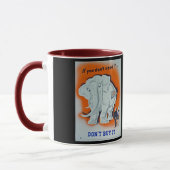 それを… "必要としなければプロパガンダポスター" マグカップ (左)