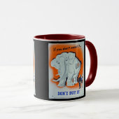 それを… "必要としなければプロパガンダポスター" マグカップ (正面右)