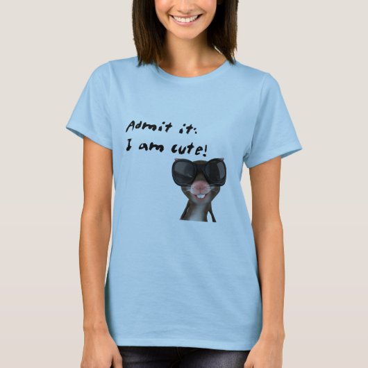 それを、私ありますかわいいマウスが是認して下さい Tシャツ (正面)