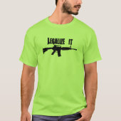 それをAR15法律化して下さい Tシャツ (正面)