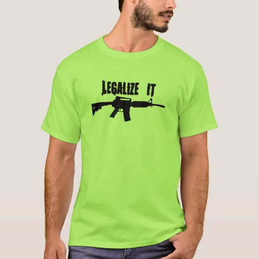 それをAR15法律化して下さい Tシャツ (正面)
