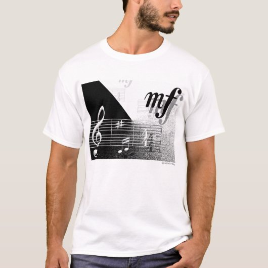 それをMusicMindsの服装によって大声で身に着けています Tシャツ (正面)
